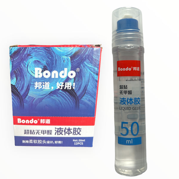 PEGAMENTO LIQUIDO BONDO 50ML - 12Pz