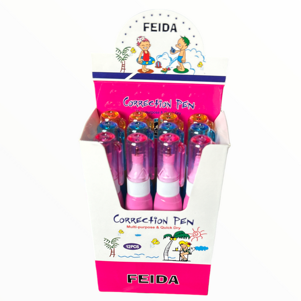 CORRECTOR LIQUIDO FEIDA - 12pz