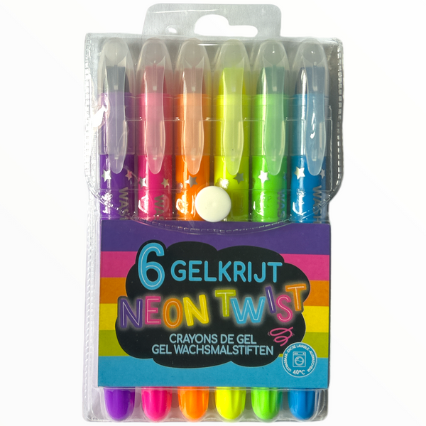 CRAYON NEON LAVABLE - 4pz