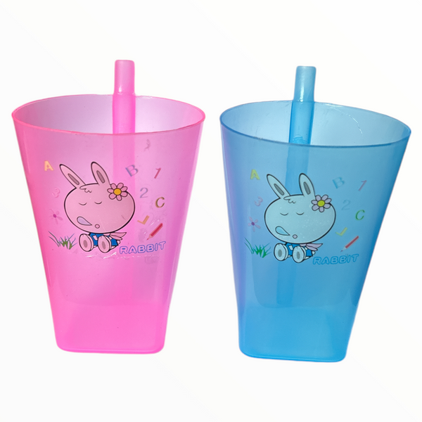 VASO CON POPOTE - 4pz