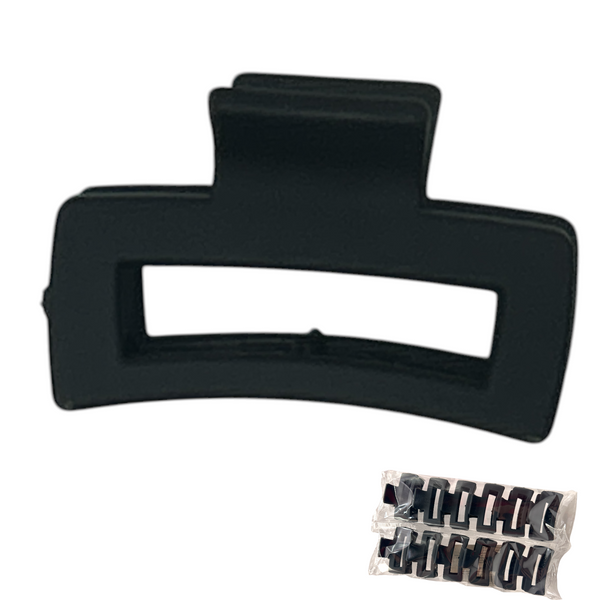PINZA CHICA NEGRA RECT - 12pz