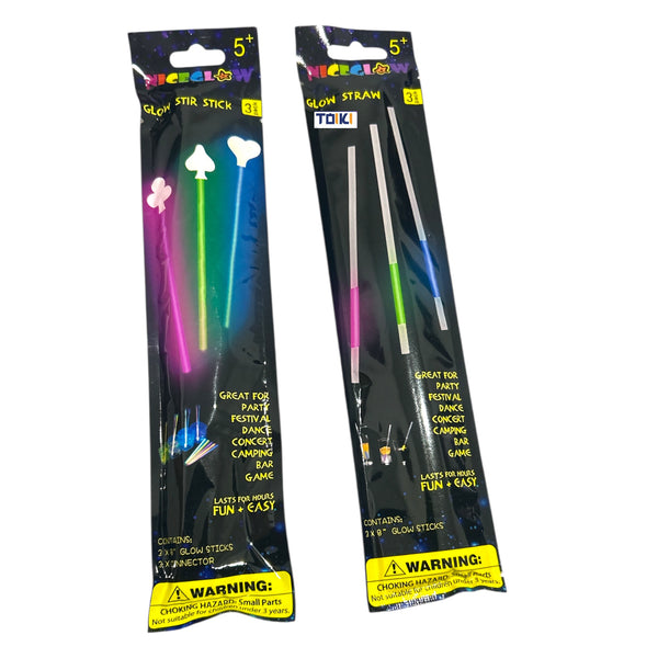VARAS NEON DELGADAS - 12pz