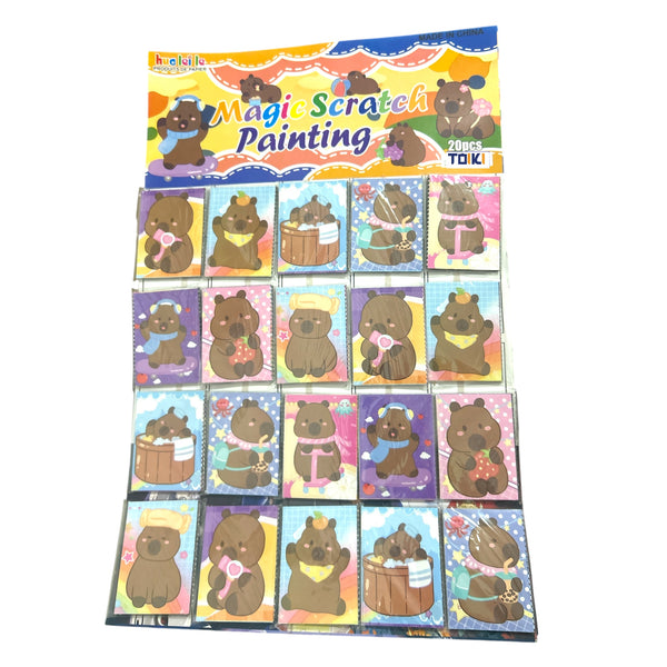 DIBUJO MAGICO CAPIBARA - 20pz