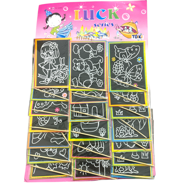 BLISTER DIBUJO MAGICO BLACK - 20pz