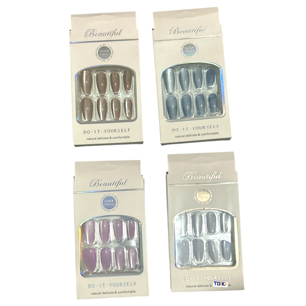 UÑAS OJO GATO - 12pz