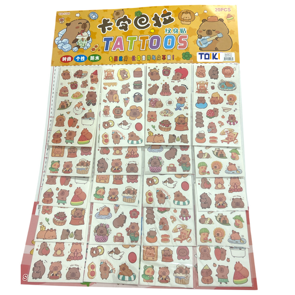 STICKERS CAPIBARA - 20pz