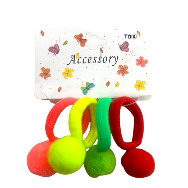 LIGA LICRA MINI CON POMPON - 12pz