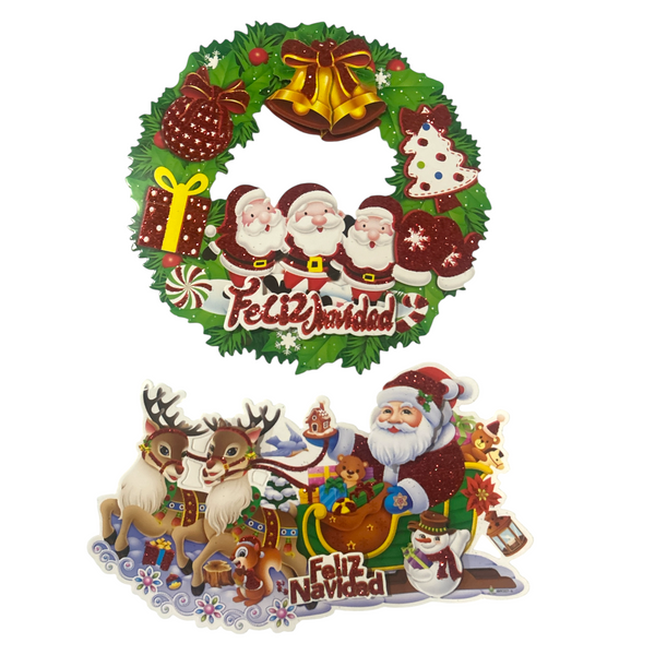IMAGEN DECORATIVA NAVIDAD - 10pz