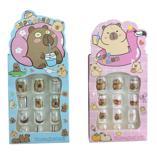 UÑAS CAPIBARA - 12pz
