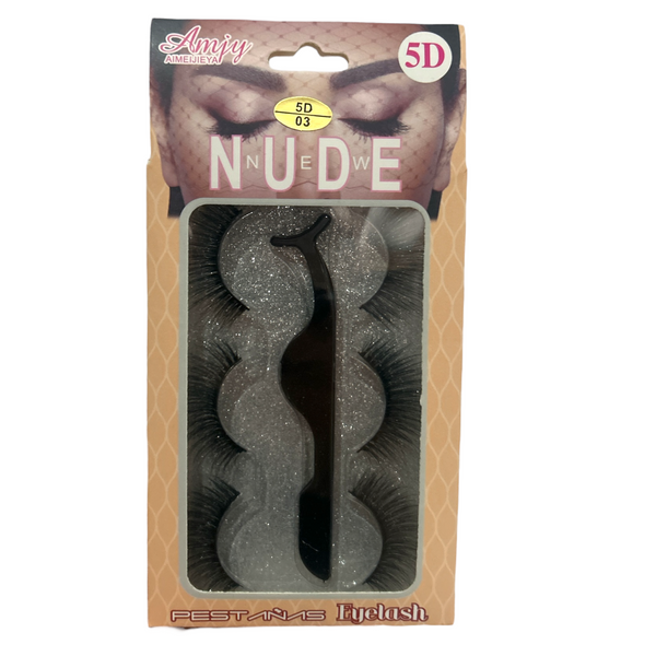 KIT PESTAÑAS CON APLICADOR - 12pz