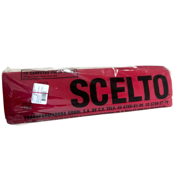 PAPEL CREPE ROJO NAVIDAD  SCELTO - 10pz