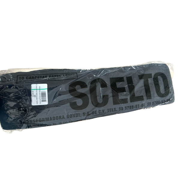 PAPEL CREPE NEGRO SCELTO- 10pz