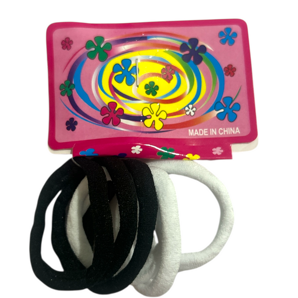 LIGA LICRA CHICA BCO/NGO - 12pz