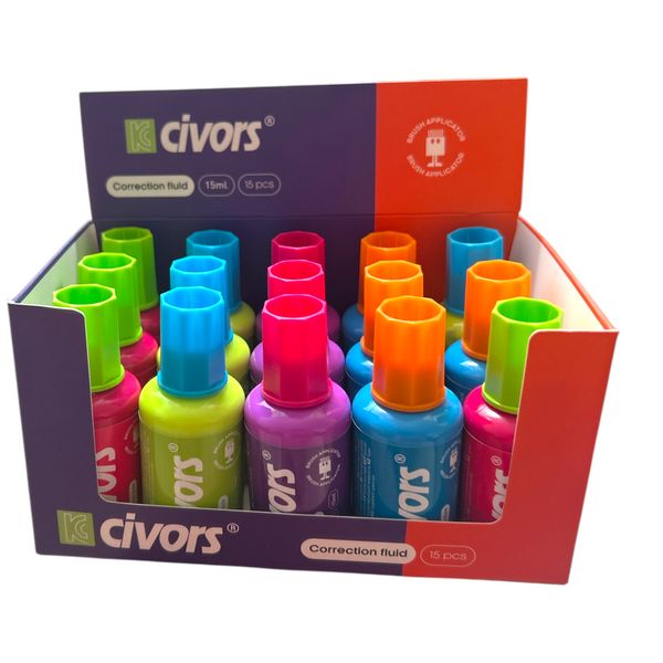 CORRECTO BROCHA 15ML - 15pz