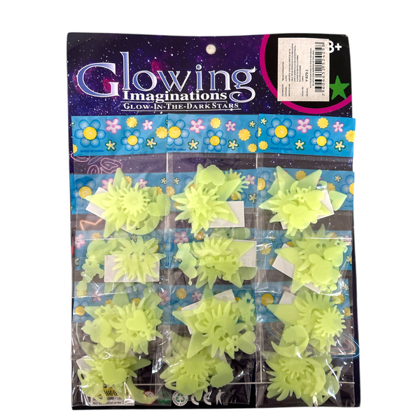 FIGURAS BRILLANTES EN OBSCURIDAD - 12pz