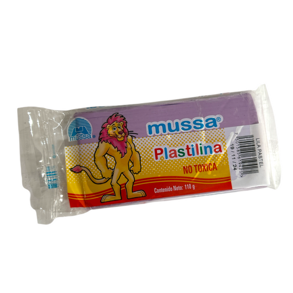 PLASTILINA LILA MUSSA 110g  - 4pz