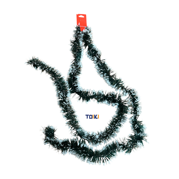 TIRAS ESCARCHA NIEVE NAVIDEÑAS 5CM*2M - 10pz