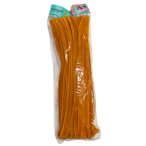 LIMPIAPIPAS NARANJA - 100pz