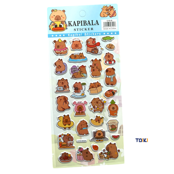 STICKER CAPIBARAS - 20pz