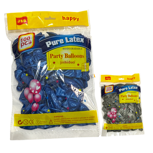 BOLSA 100 GLOBOS HELIO PARTY - 2 bolsas