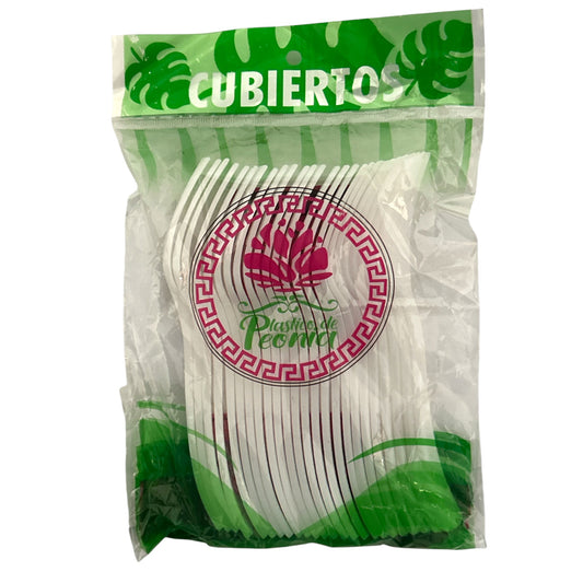 BOLSA 24 TENEDOR PASTELERO  - 10pz