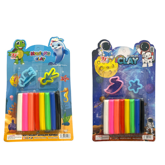 BLISTER PLASTILINA COLORES - 6pz