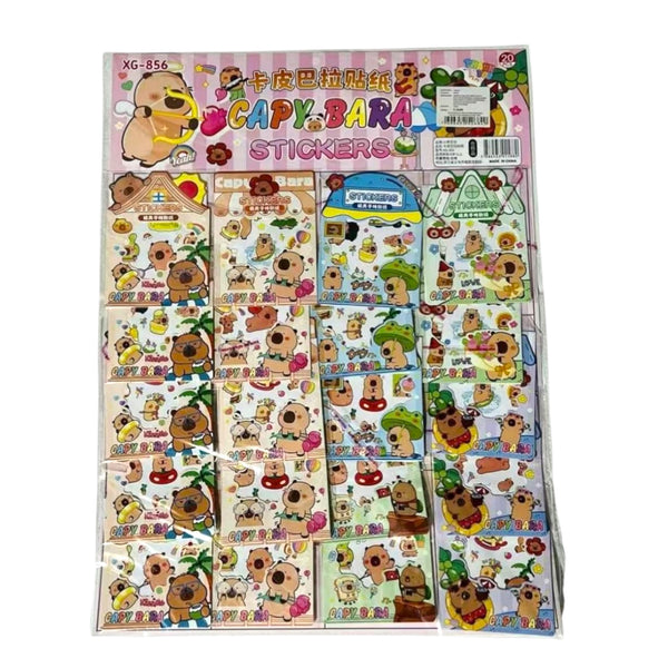 STICKERS CAPIBARA - 20pz