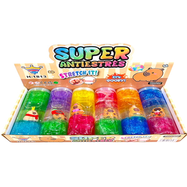 SLIME JUGUETE CAPIBARA - 6pz