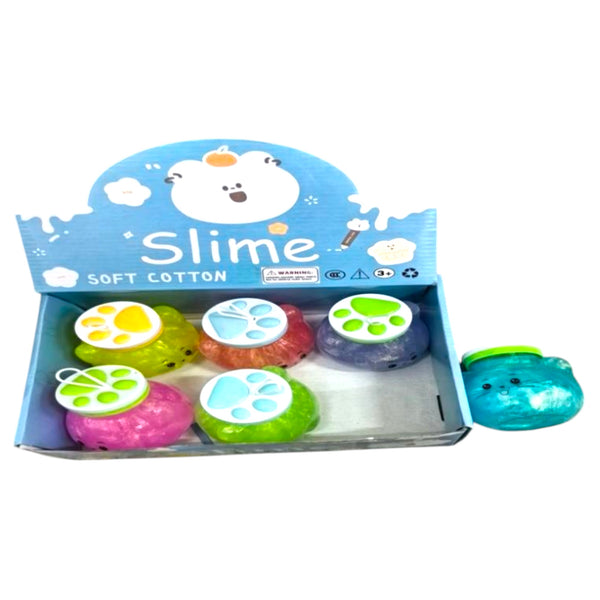 SLIME CARITA OSO - 6pz