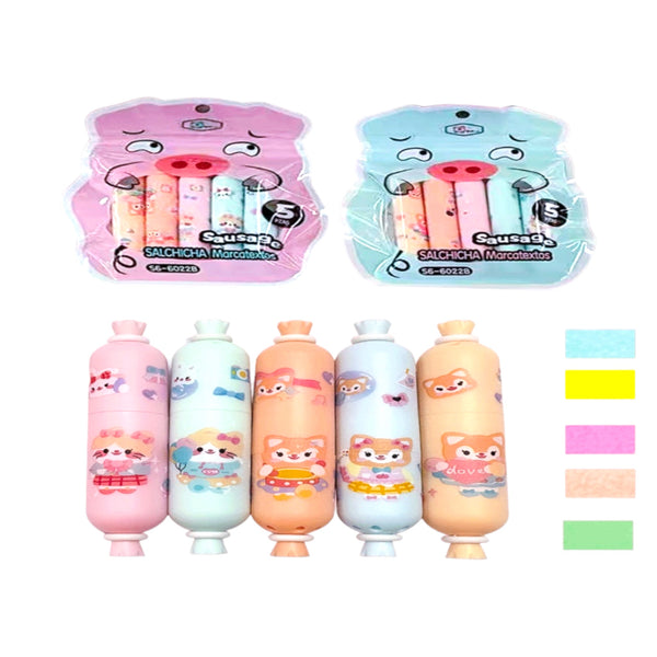 BOLSA MARCATEXTOS CERDITO - 6pz