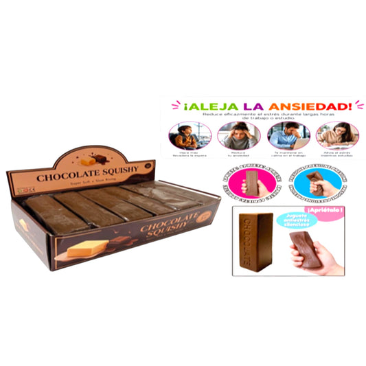 BARRA CHOCOLATE SQUICHY - 12pz