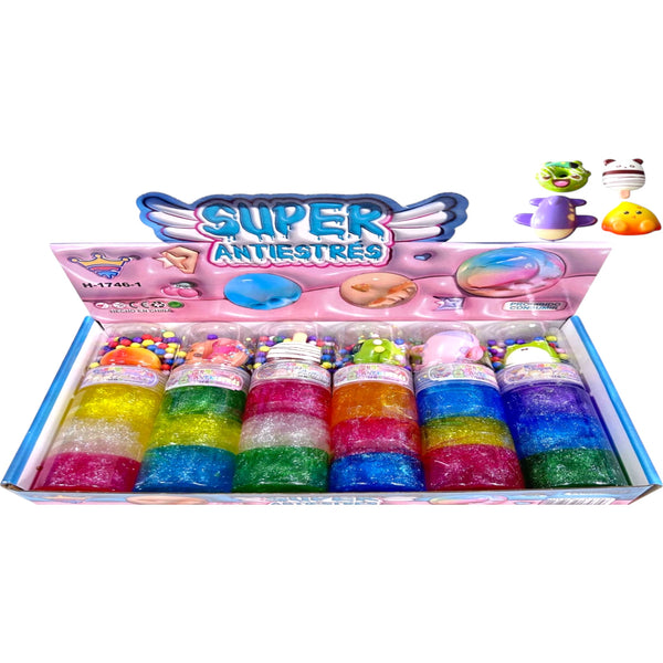 SLIME GRANDE CURIUS squichy - 6pz