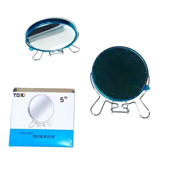 ESPEJO CON SOPORTE 5 PULGADAS - 6pz