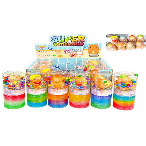 SLIME SQUICHY CAPIBARA FUN - 12pz