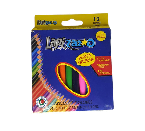 COLORES CHICOS LAPIZAZO 12pz