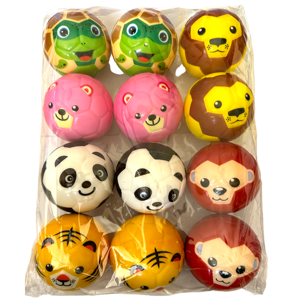 PELOTA ESPONJA mediana 12Pz
